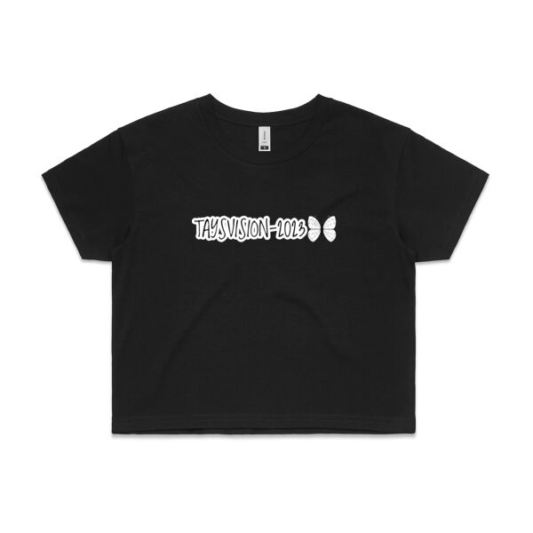 TV23 Womens Crop Tee (Same day dispatch) Thumbnail