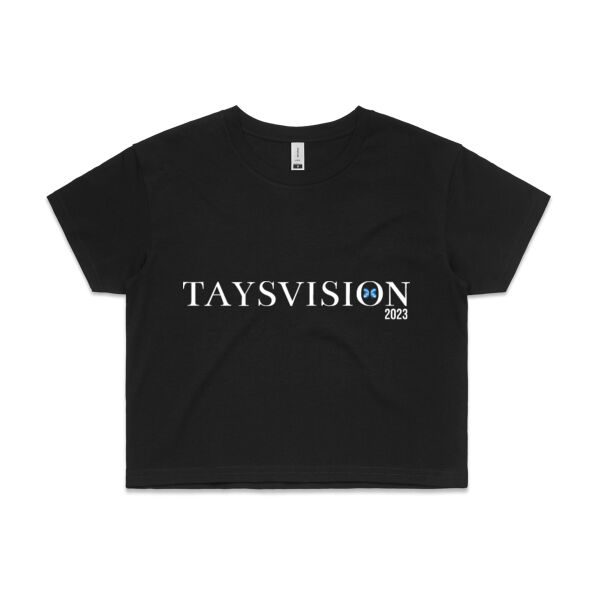 Taysvision Womens Crop tee 2023 (Same day dispatch) Thumbnail