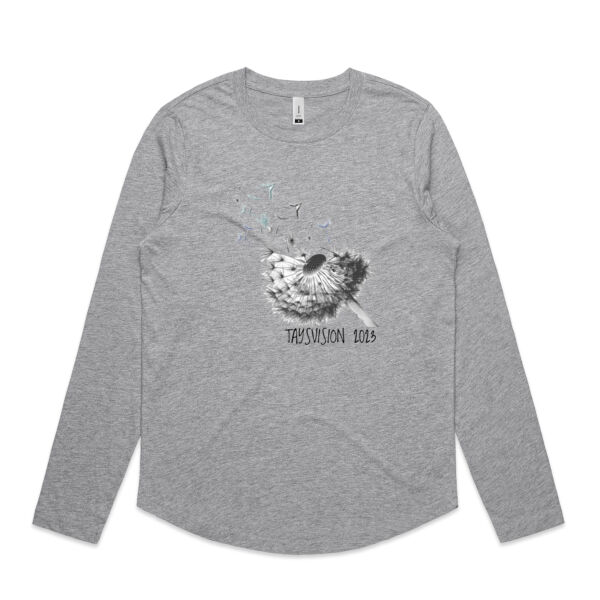 The Humble Dandelion long sleeve Womens Tee Thumbnail
